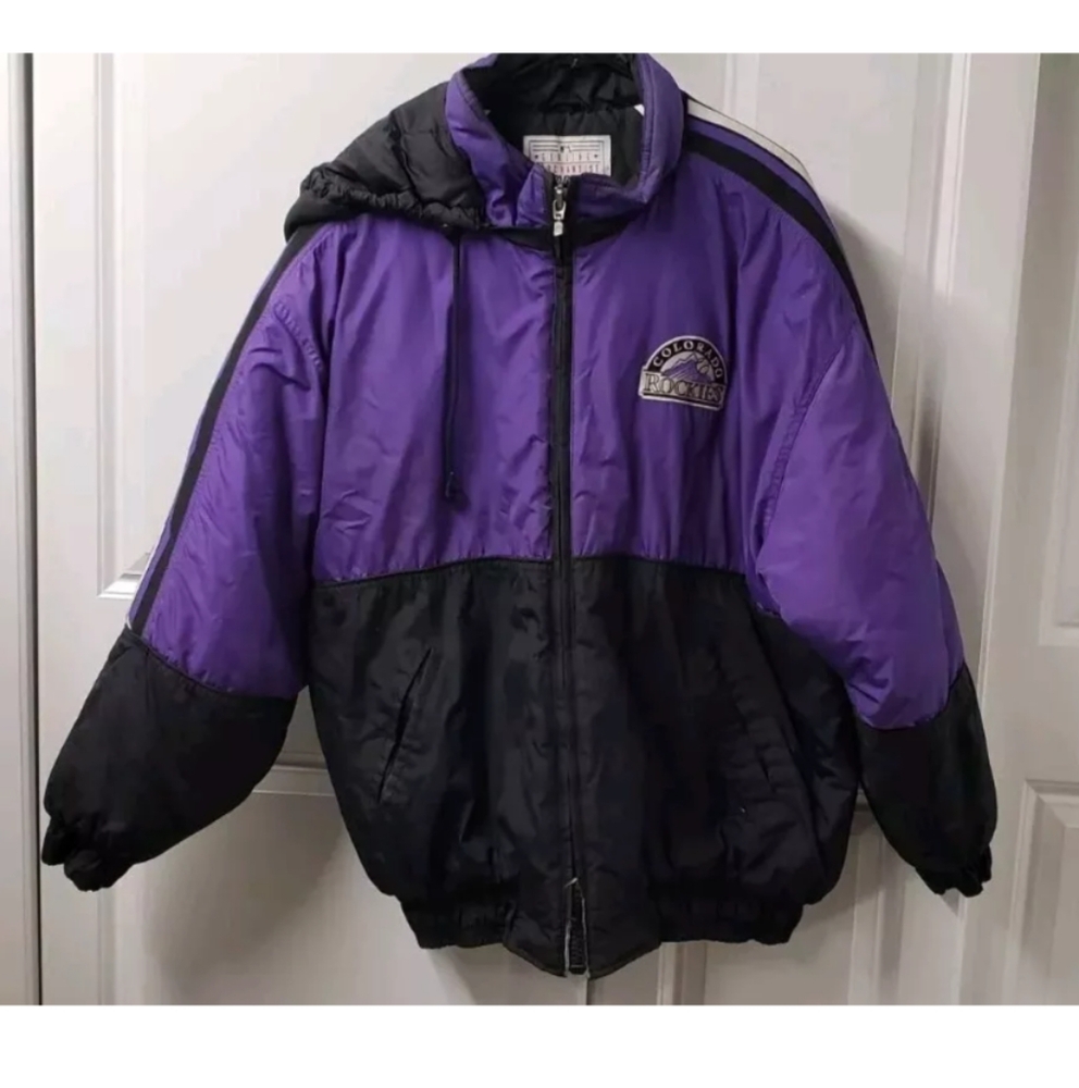 Vintage Genuine Merchandise by Starter Colorado Rockies Men's Coat Size: XL
